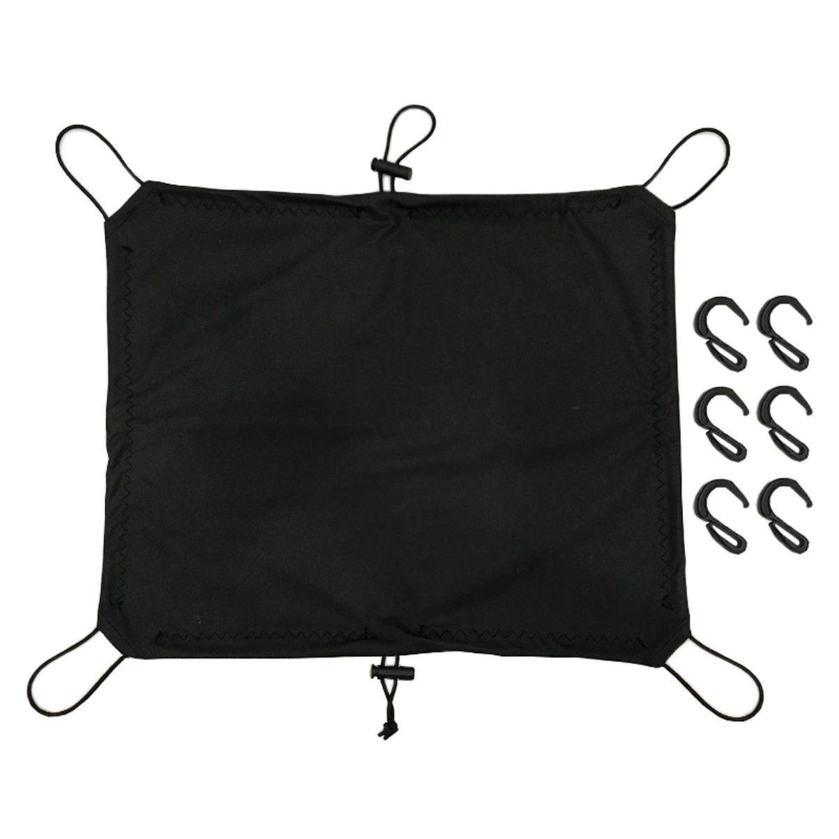 Motorcycle Rear Shelf Cover Trunk Seat Rear Rack Waterproof Luggage Cover Elastic Motorbike Luggage Cover for Keeping   Items Secure (Black) M/L