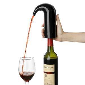 Electric Wine Pourer Wine Aerator Portable Pourer Instant Wine Decanter Dispenser Pump One Touch Automatic USB Rechargeable