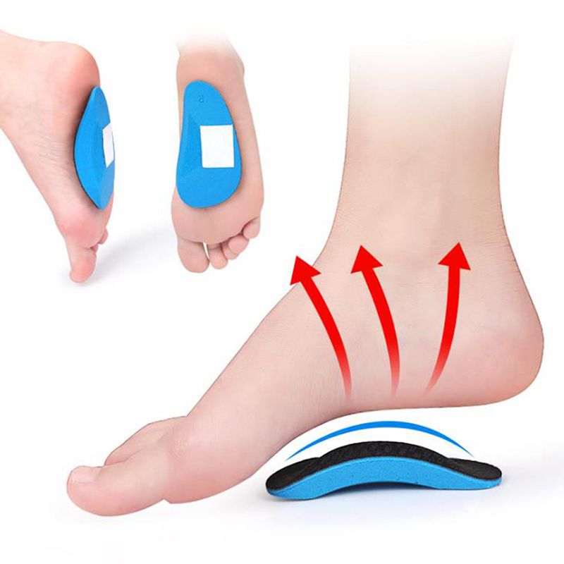 Flat Feet Arch Support Foot Varus Valgus Corrector Bandage Sports Men Women Shoes Insole Inserts Arch Pad Eva Orthopedic Insoles 1pair Shown