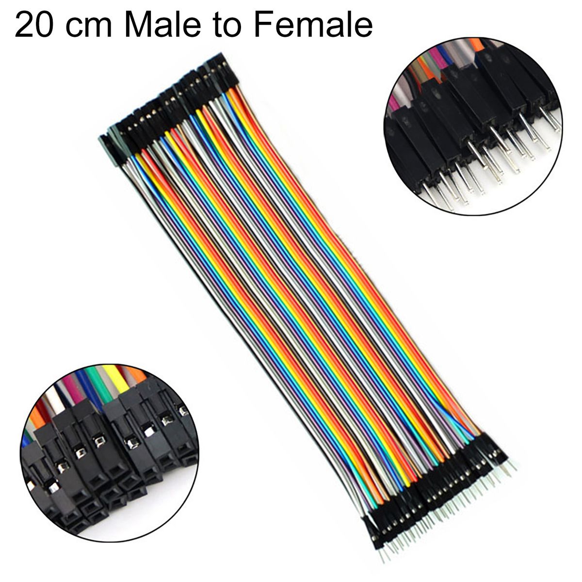 40Pcs Dupont Cable Solderless Stable Transmission