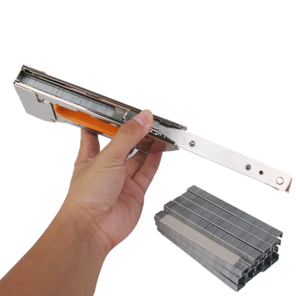 Pack Of 2400pcs 8mm Metal Nails Upholstery Fabric Staples Stapler