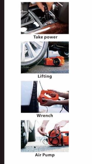 3in1,  Big 7Ton Auto Electric Hydraulic Floor Jack Lift  Double Motor