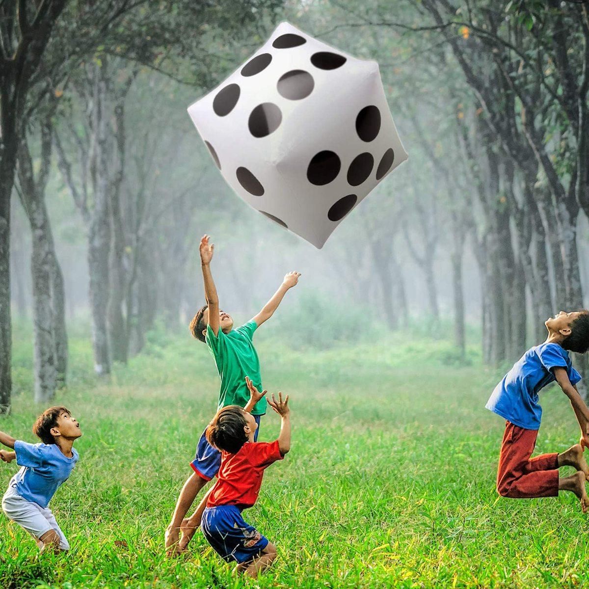 3 Pack Jumbo Inflatable Dice 12 Inch Giant Inflatable Jumbo