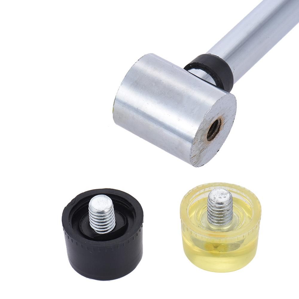 Double Headed Rubber Hammer Mallet Detachable Replaceable Fret Fretboard Fretwork Installing Tool for Guitar Bass Ukelele Mandolin