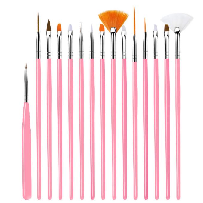 Nail Art Design Brush Nail Brush Tools 15pcs/set