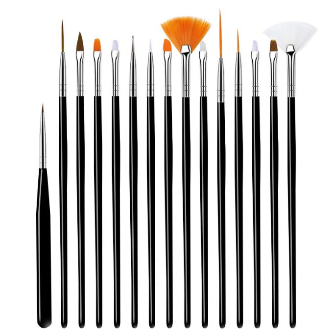 Nail Art Design Brush Nail Brush Tools 15pcs/set