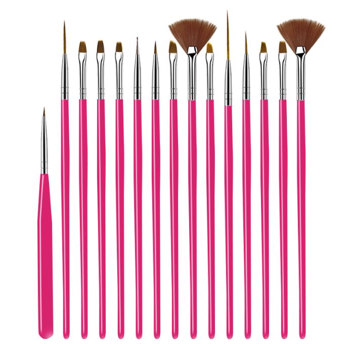 Nail Art Design Brush Nail Brush Tools 15pcs/set