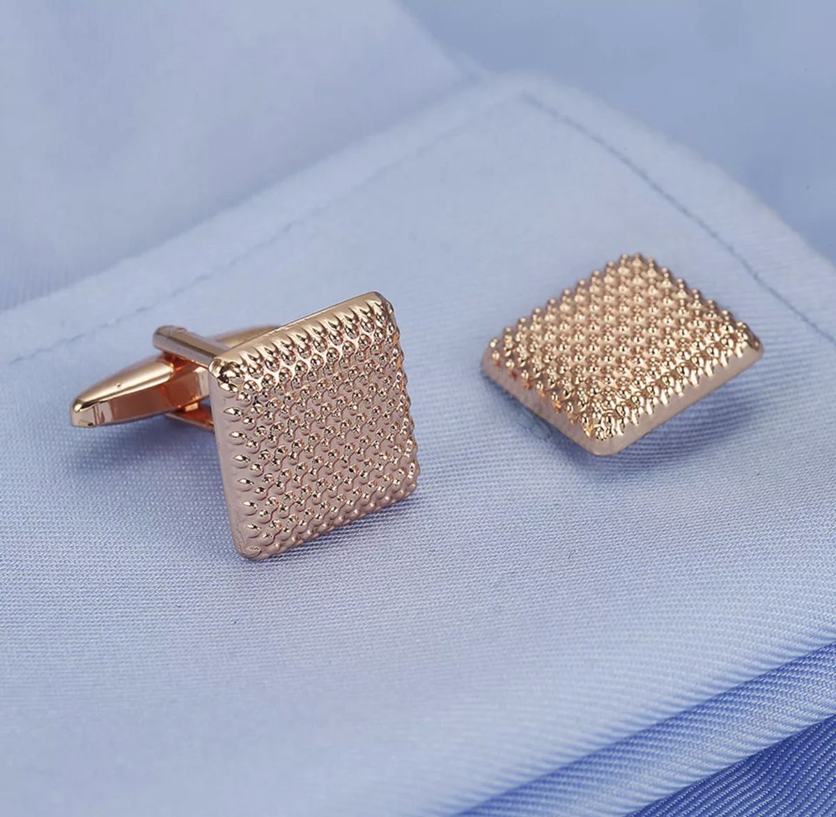 Men's NetPrint Cufflinks -Gold