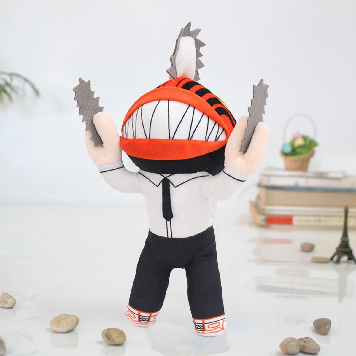 Anime Plush Toy Stuffed Chainsawman Doll Plush Toy Orange