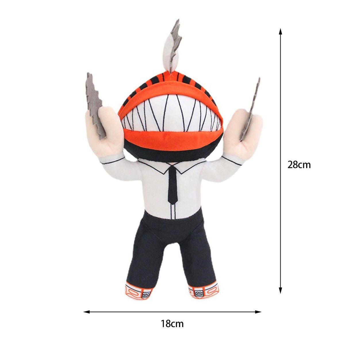 Anime Plush Toy Stuffed Chainsawman Doll Plush Toy Orange