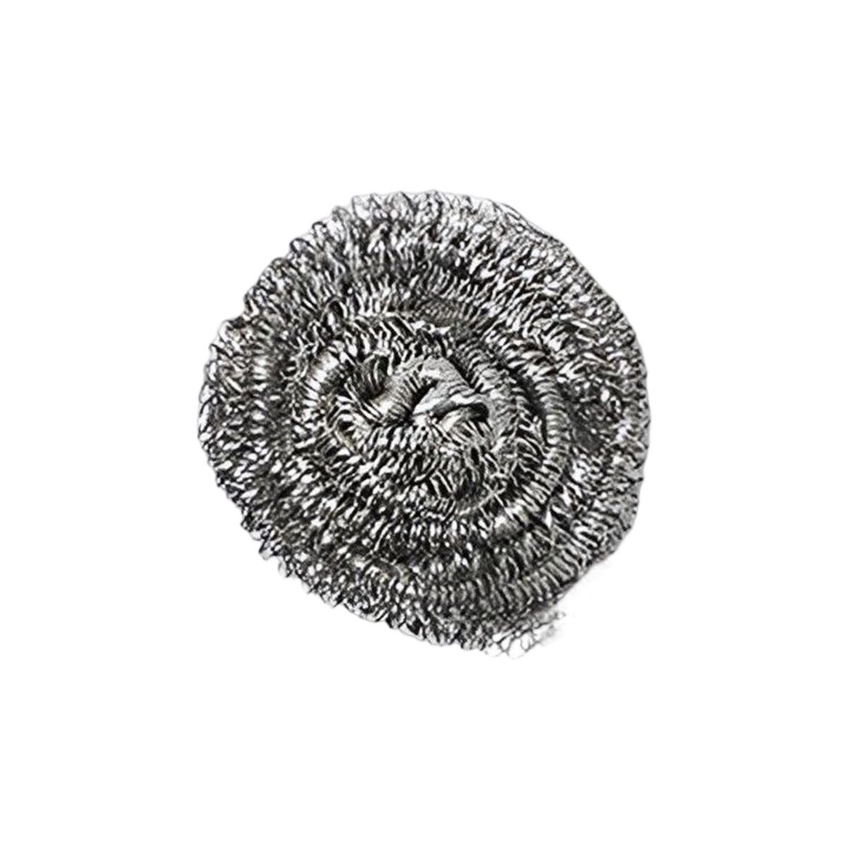 124Pcs Cleaning Brush Kitchen Pot Brush Steel Wire Ball Cleaner