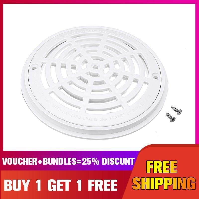 8 Inch White Universal Round Swimming Pool Main Floor Drain Cover
