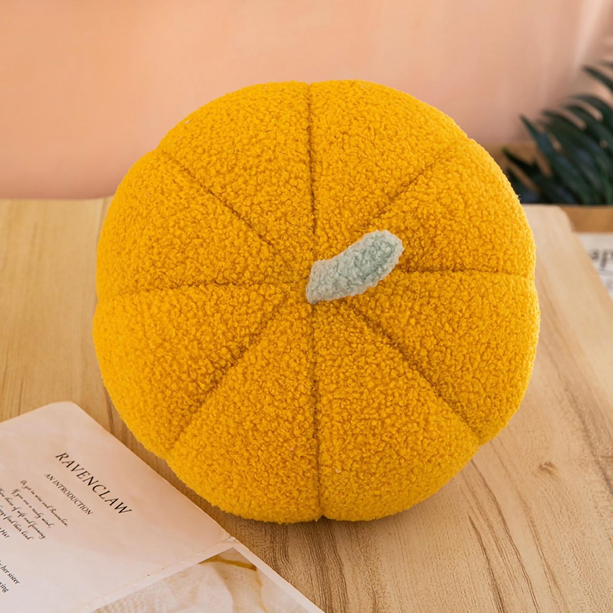 18cm Pumpkin Plush Pillow Pumpkin Plush Pillow Party Scene Decorations Yellow