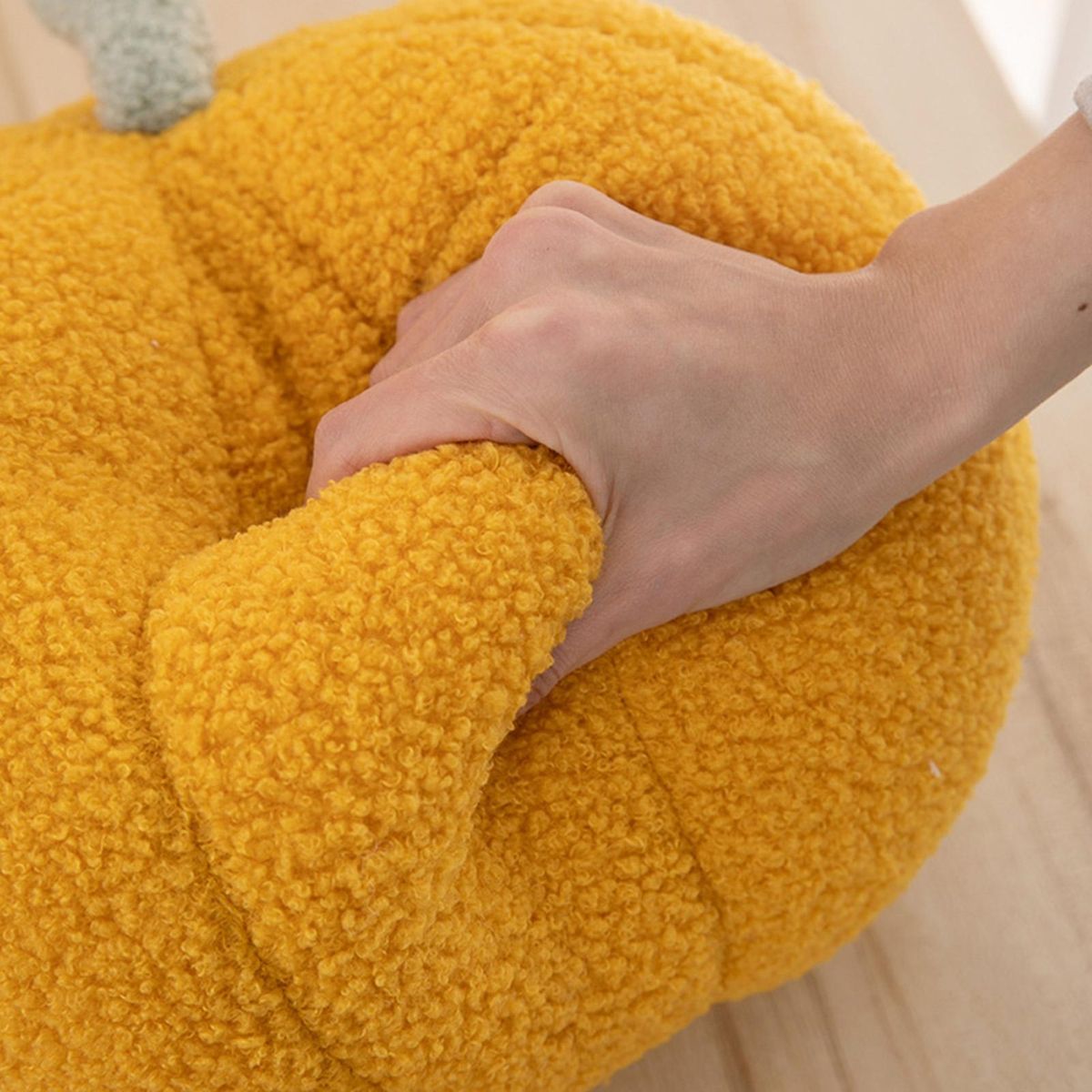 18cm Pumpkin Plush Pillow Pumpkin Plush Pillow Party Scene Decorations Yellow