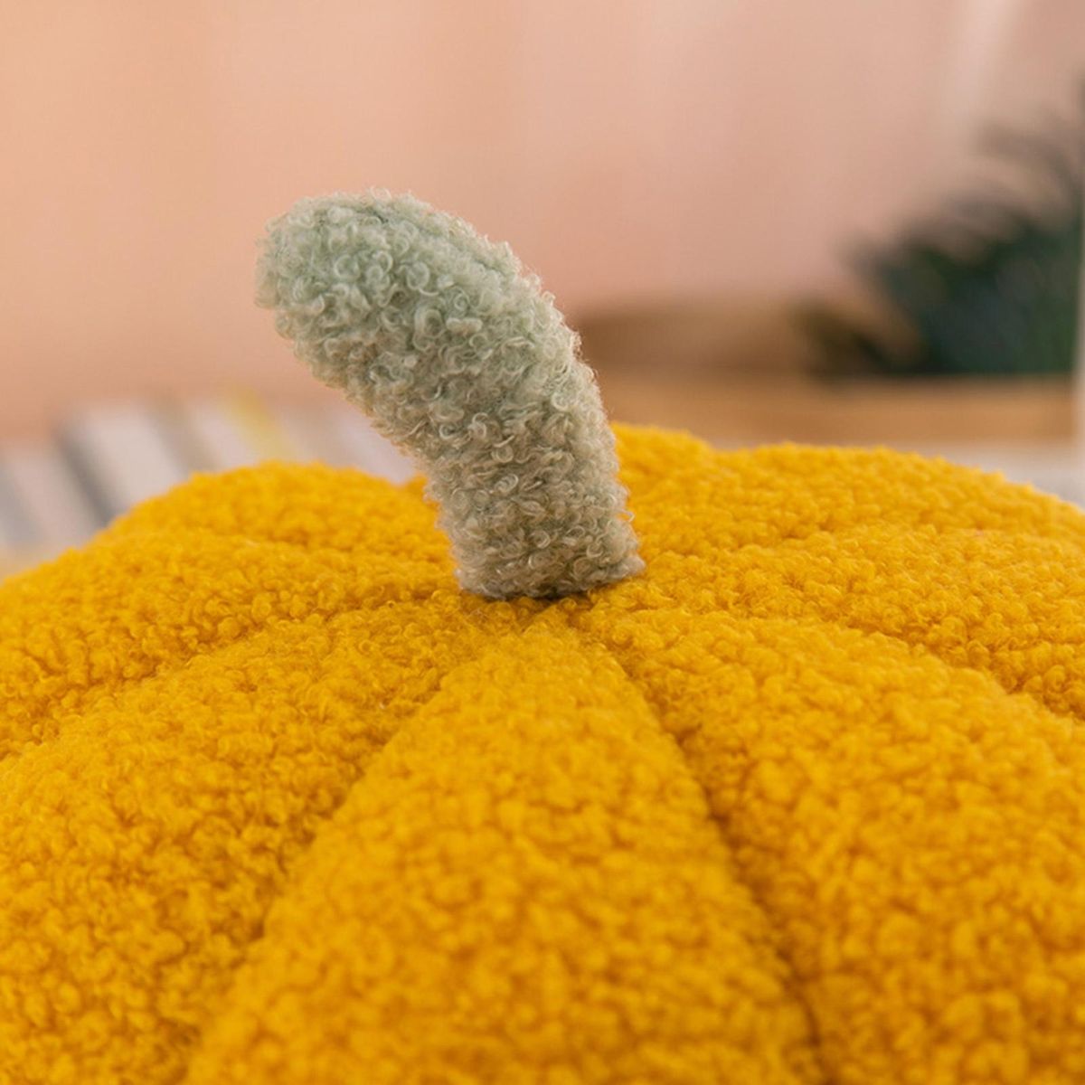 18cm Pumpkin Plush Pillow Pumpkin Plush Pillow Party Scene Decorations Yellow