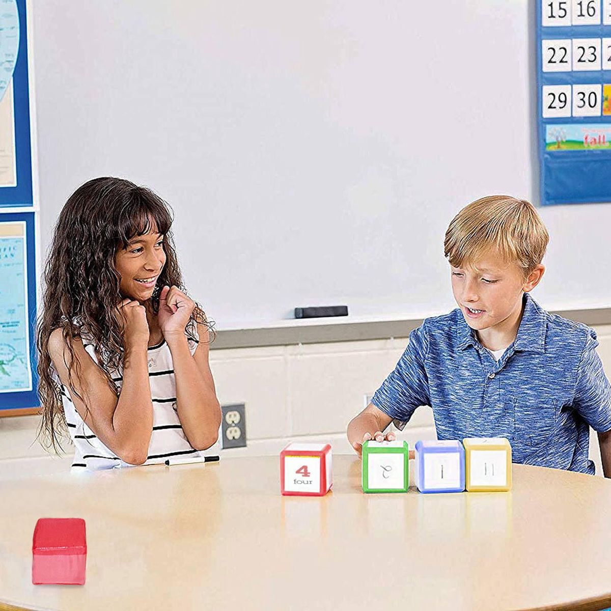 DIY Educational Playing Dice, Pocket Squares,for Teaching -