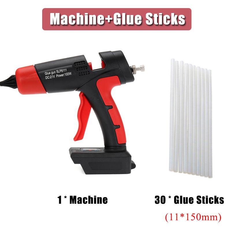 100W Wireless Electric Hot Melt  Gun For Makita 21V Battery Anti-scald Nozzle DIY Welding Hot Air