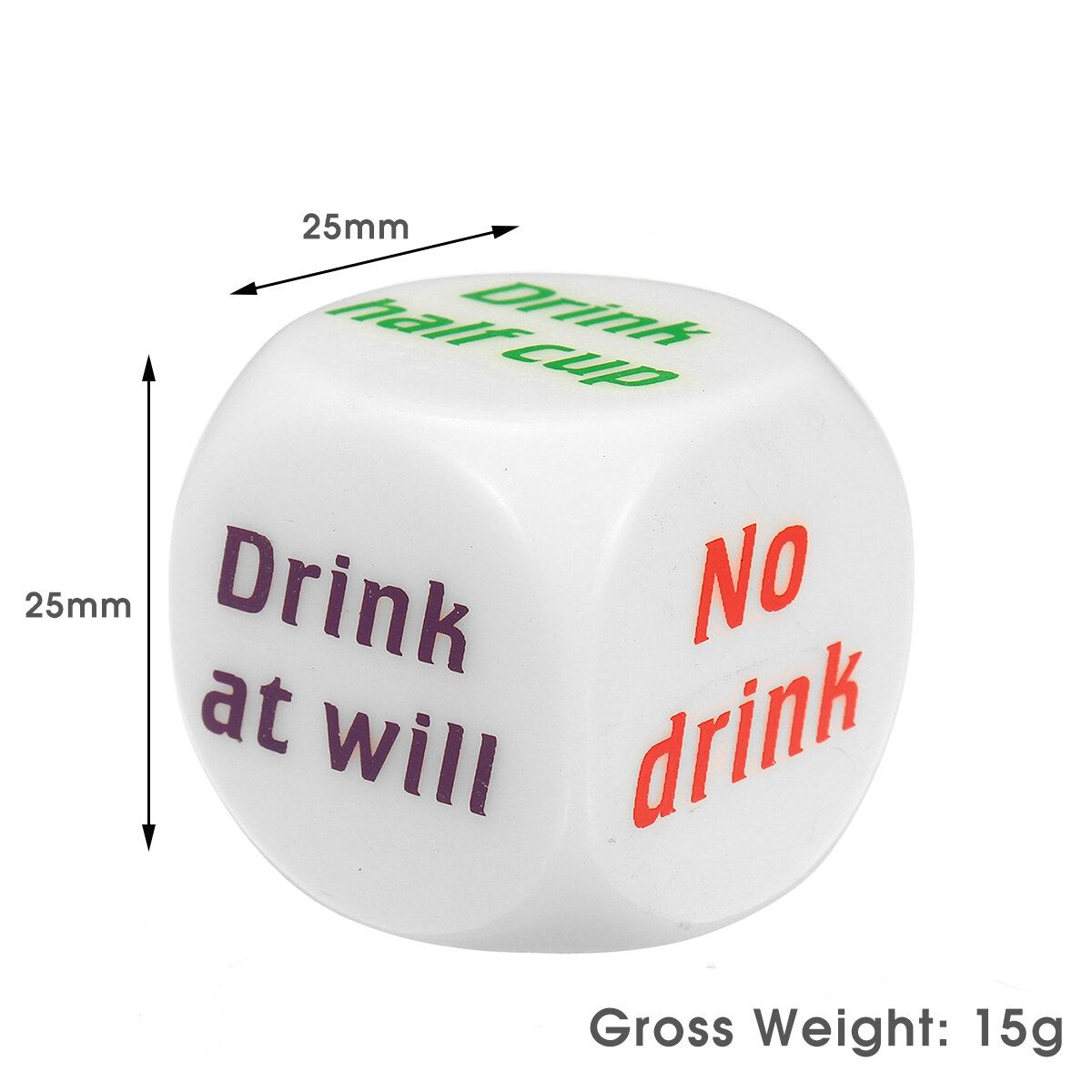 Party Bar Drinking Mora Dice Decider Game Pub Toy Die Funny Adult Stag Hen Gift