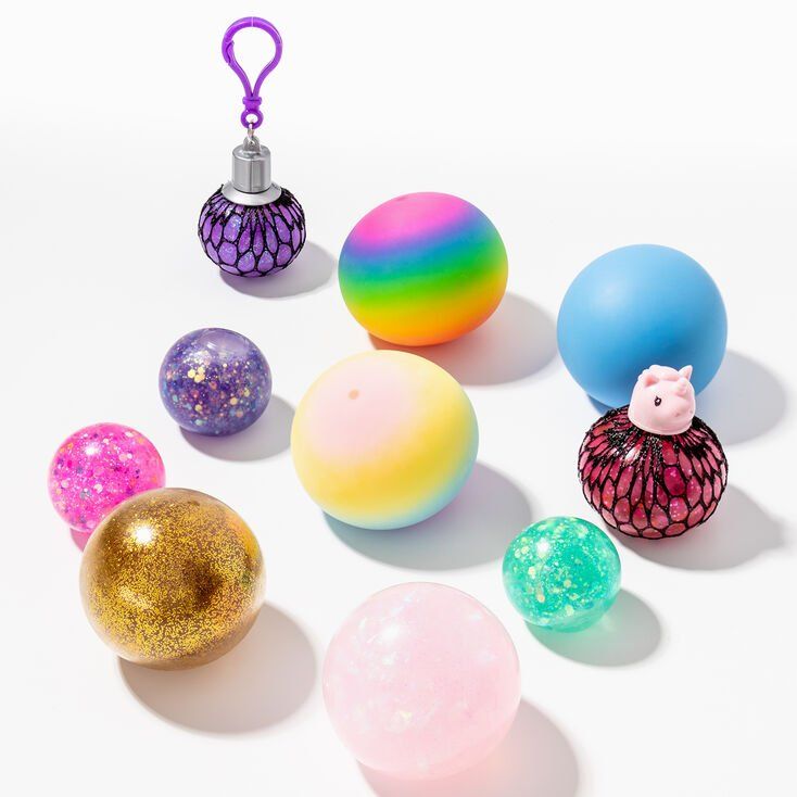 Mega Squeezeball Fidget Toys Set - 10 Pack