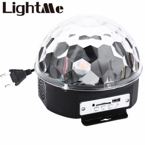 10 - 25W 6 LEDs RGB LED Magic Crystal Ball Disco Light