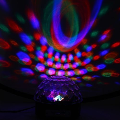 10 - 25W 6 LEDs RGB LED Magic Crystal Ball Disco Light