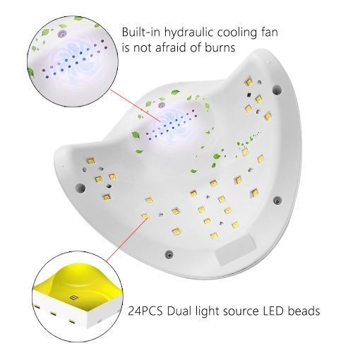 UV LED Lamp For Nails Dryer 54W Ice Lamp For Manicure Gels Nail Lamp Drying Lamp For Gels Varnish