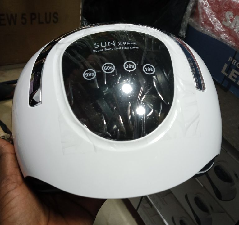 LED UV Fast Dryer Nail Lamp  220w With Touch Button- White