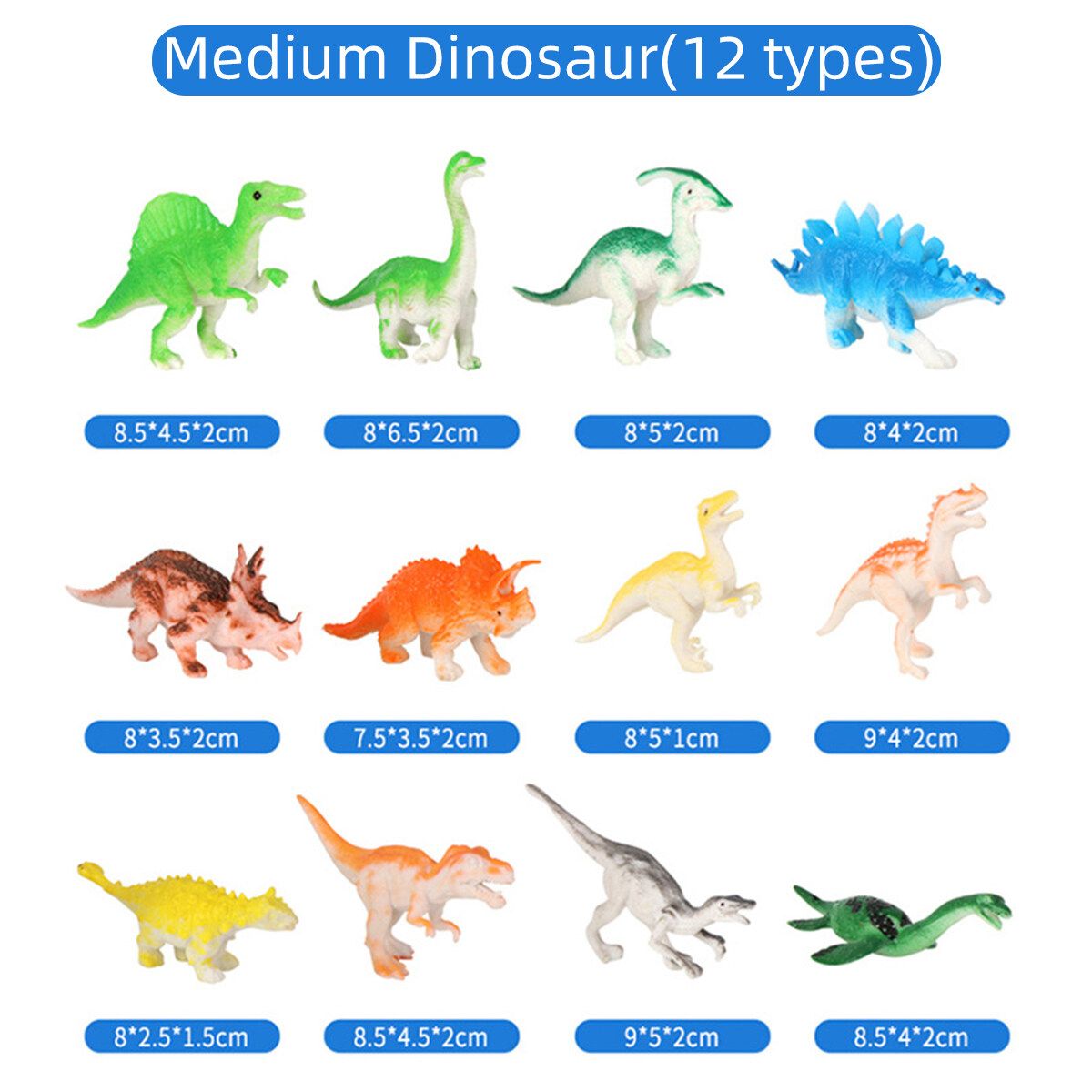 Kids Dinosaur Model Toy Set Dinosaur Figure With Play Mat Tree Small Mat+Medium Dinosaur