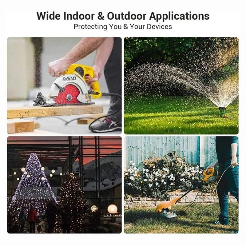 Outdoor Extension Cord Protection Cover Waterproof Cable Connection Protector Multifunctional Holder For Plugs And Connectors