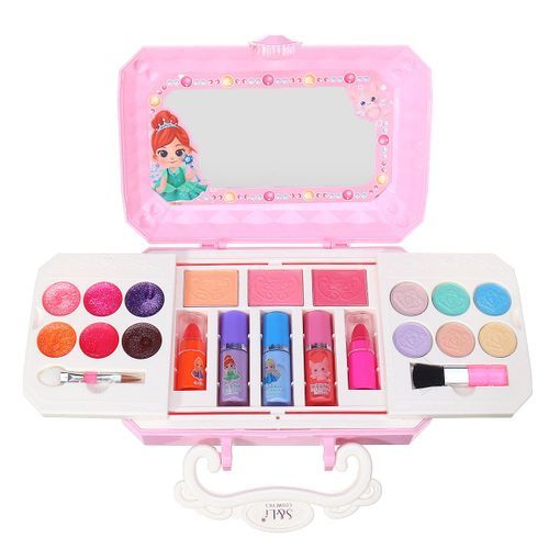 Princess Makeup Set Toy For Kids Cosmetic Girls Kit Eyeshadow Lip Gloss Kits