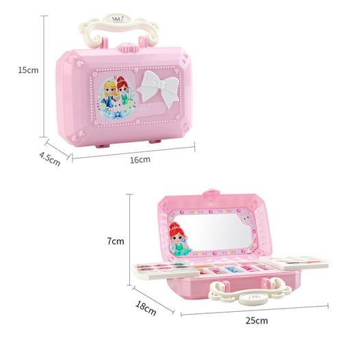Princess Makeup Set Toy For Kids Cosmetic Girls Kit Eyeshadow Lip Gloss Kits