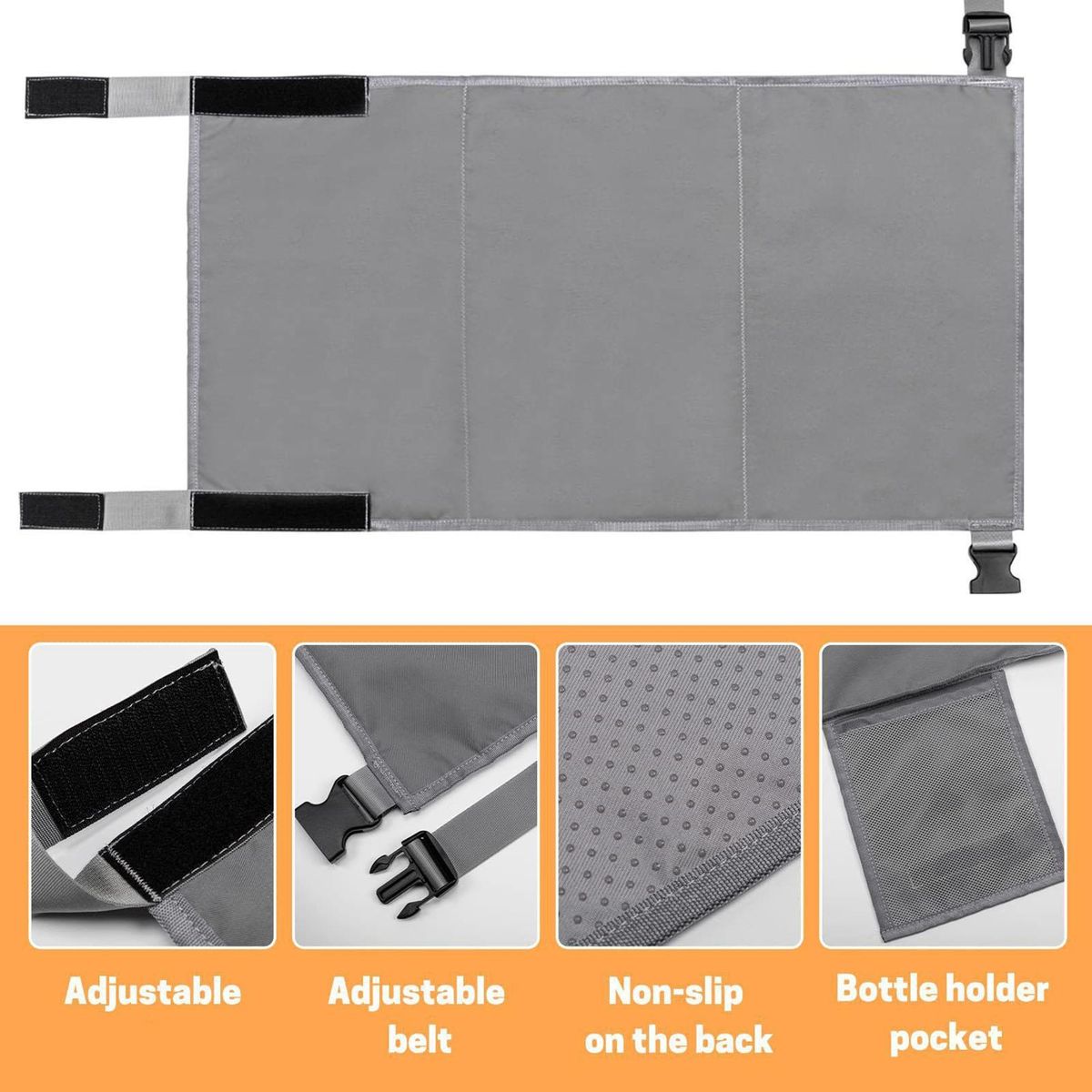 Toddler Airplane Bed Travel Use Toddler Airplane Seat Extender Grey