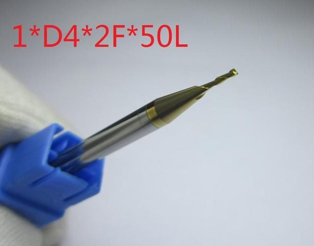 1pc Hrc58 Two 2 Flutes Flat End Mills 1mm 1.5mm 2m
