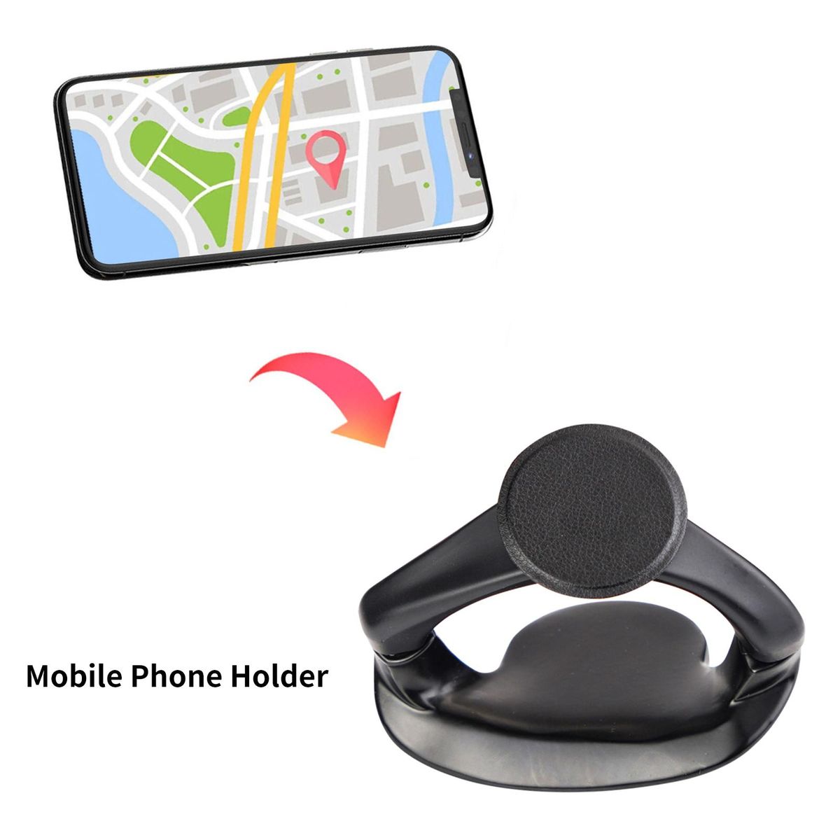 Steering Wheel Booster, Magnetic Car Counterweight Ring with Bracket Replacement for Tesla Model 3/Y