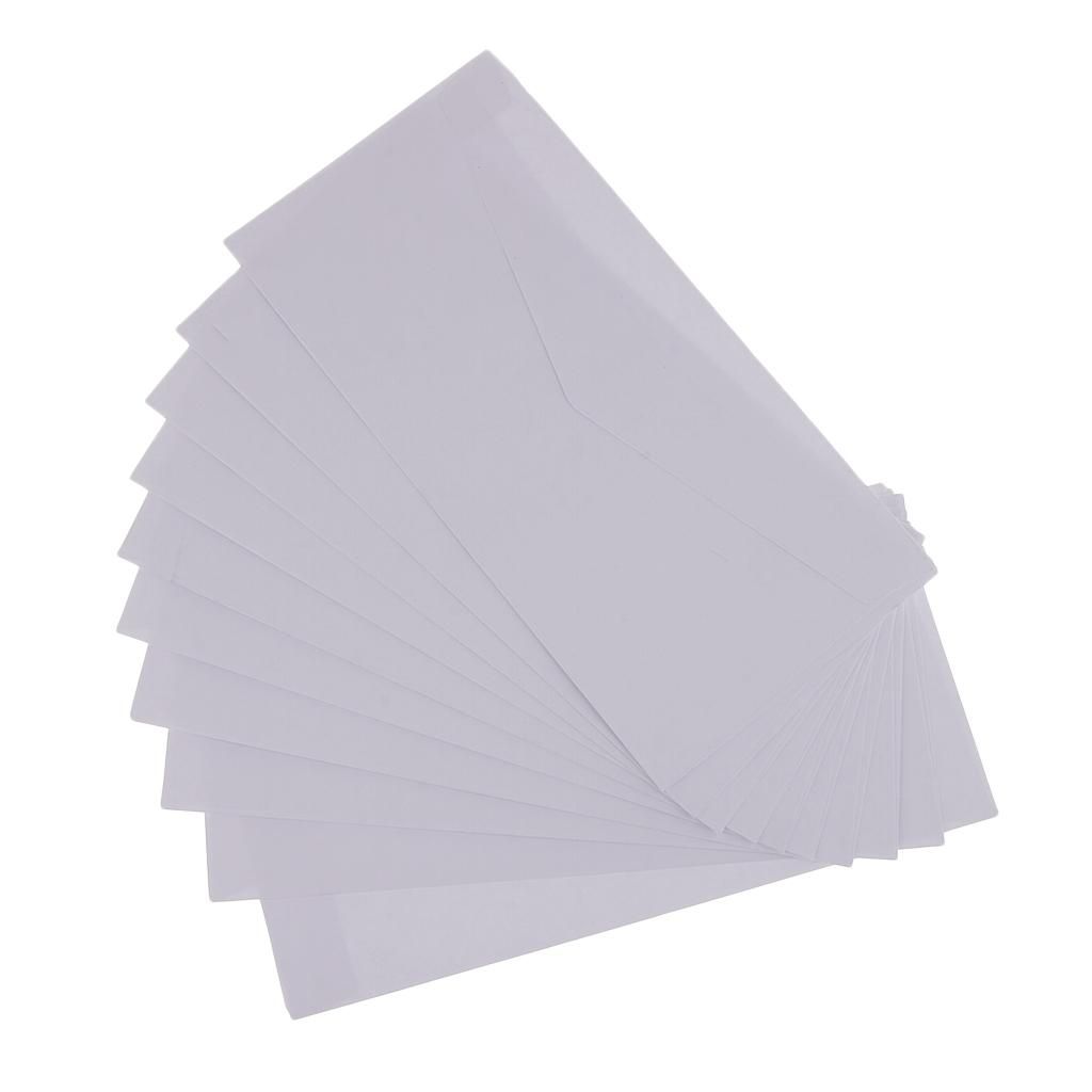 Thick Kraft Paper Bag Letter Size Sealed Bag Business Envelope White