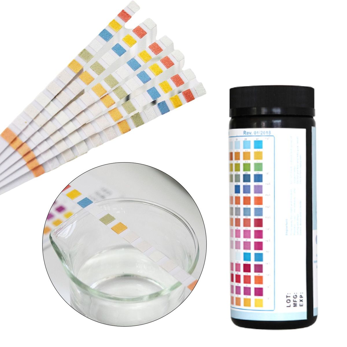 14  Water Quality Test Strip Accurate Hardness Bromine Water