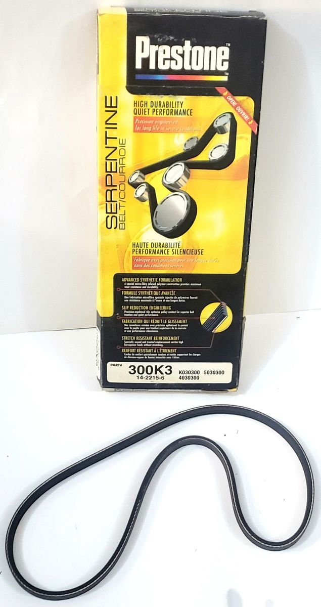 300K3 MULTI-V SERPENTINE BELT