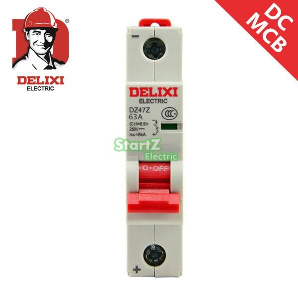 63A 1P 250V DC Circuit Breaker DZ47Z DELIXI