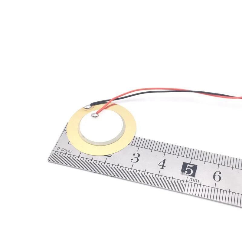 10 Pcs Piezoelectric Piezo Ceramic Wafer Plate Dia 27mm for Buzzer Loudspeaker