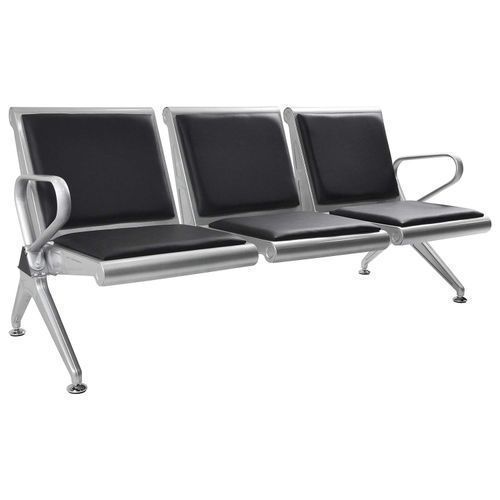 3 IN 1 Home & Office  Leather Visitors Waiting Chair