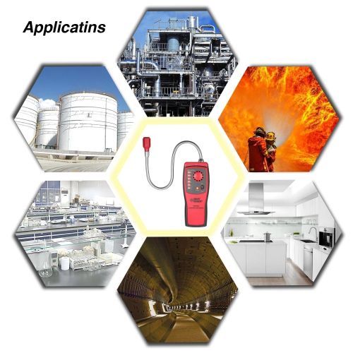 SMART SENSOR Handheld Mini Combustible Gas Sensor Analyzer Breath Alyzer Air Quality Monitor Gas Detector For Hazardous Gas Leak