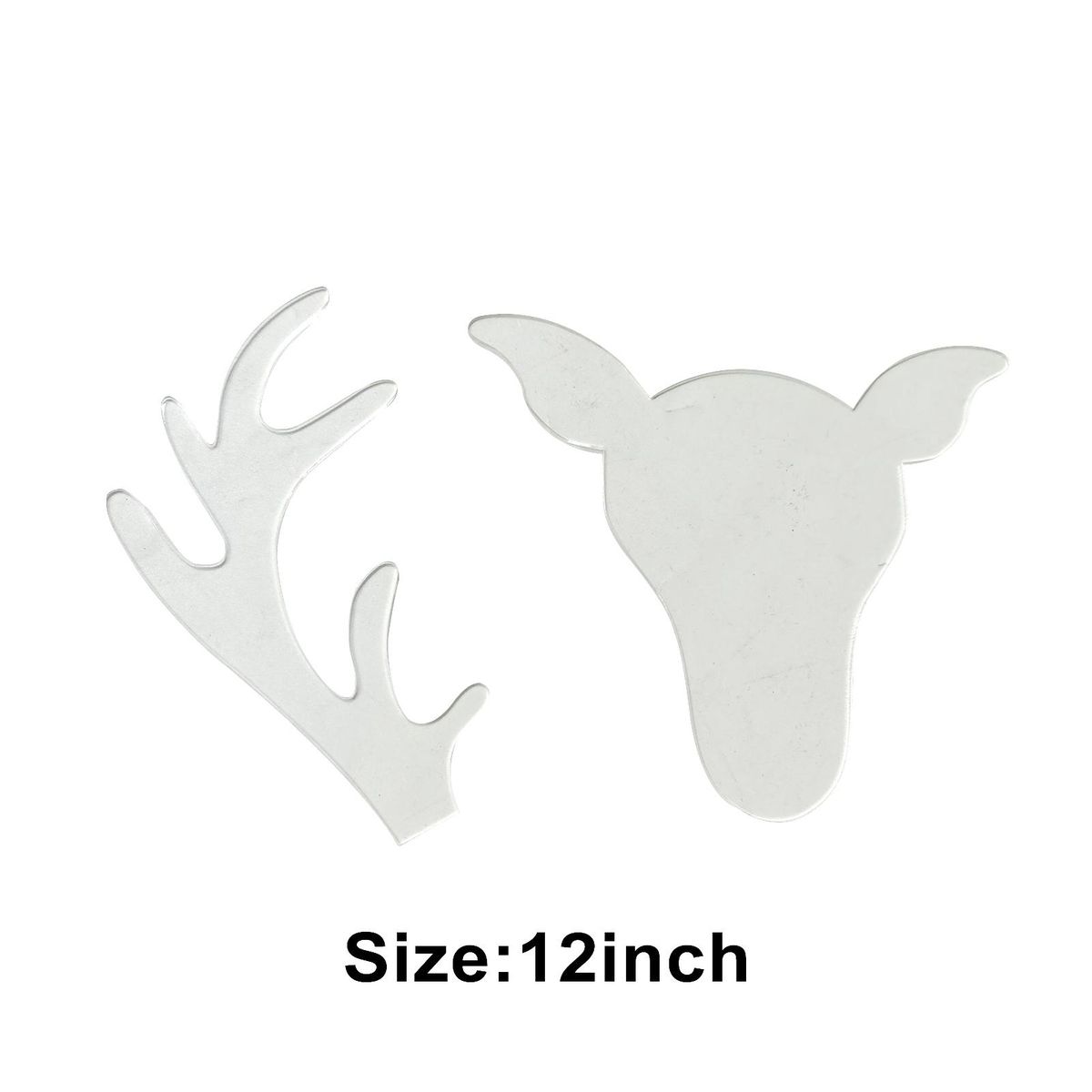 Patchwork Ruler Christmas Elk Deer Head Quilting Ruler Set for Diy