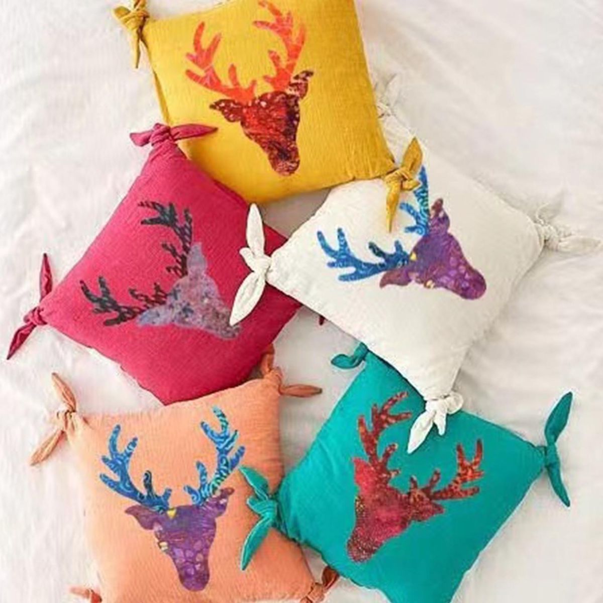 Patchwork Ruler Christmas Elk Deer Head Quilting Ruler Set for Diy