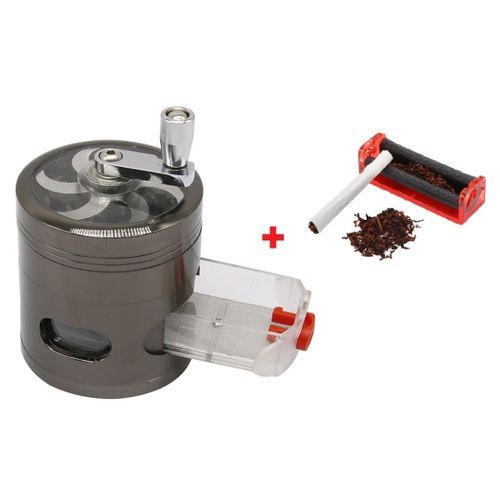 Magnetic Metal Herb Weed Grinder 4 Part