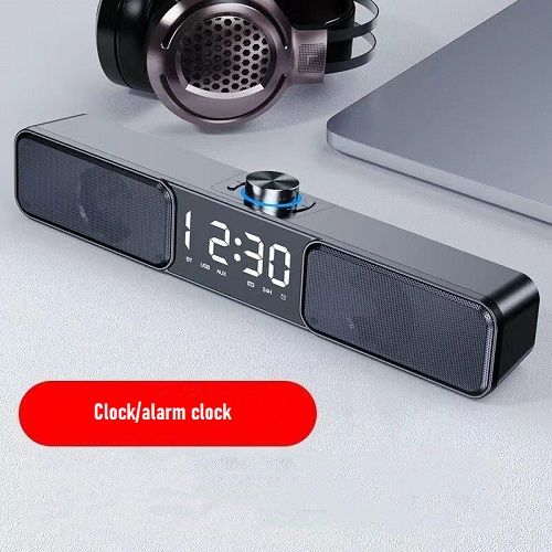 TS2 Computer Speaker Wired Bluetooth Connection Clock