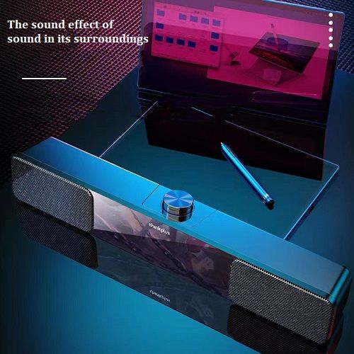 TS2 Computer Speaker Wired Bluetooth Connection Clock