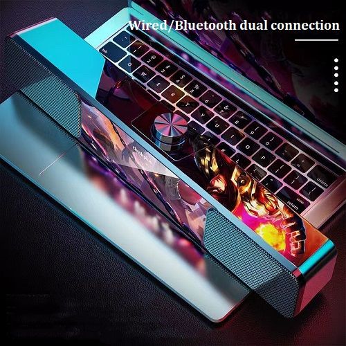 TS2 Computer Speaker Wired Bluetooth Connection Clock