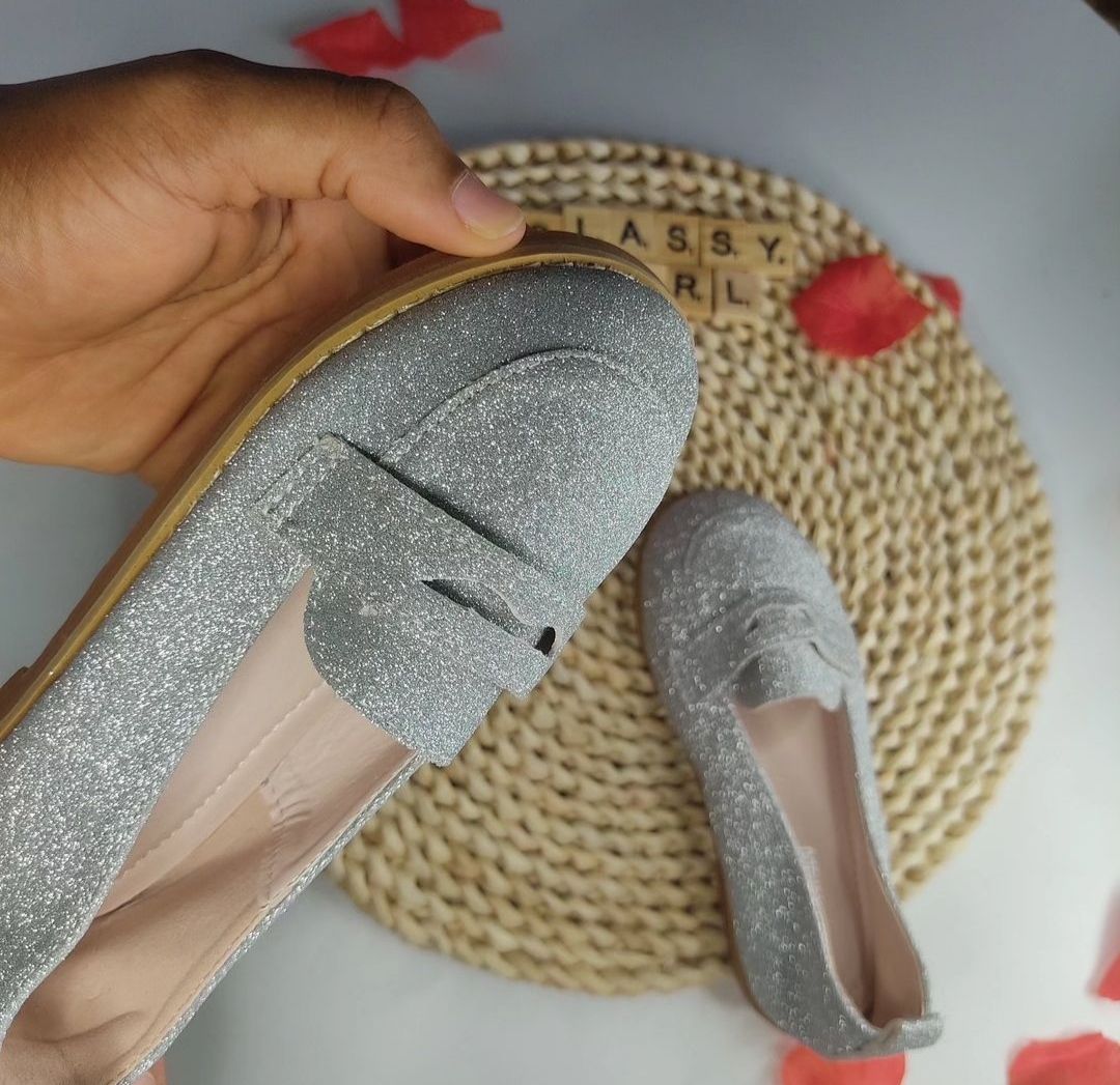 Baby Girl Fashion Glitter Shoe (silver)