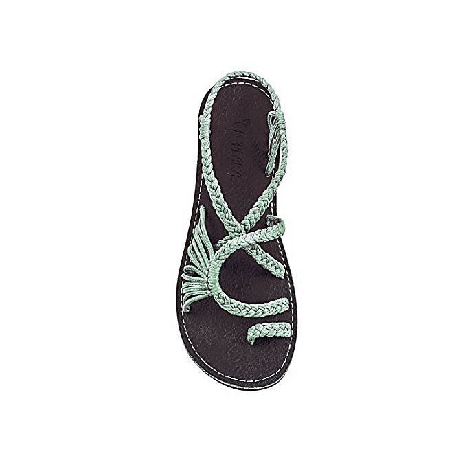 Reusable Gladiator Flats To Go Women's Sandals Ankle Wrap