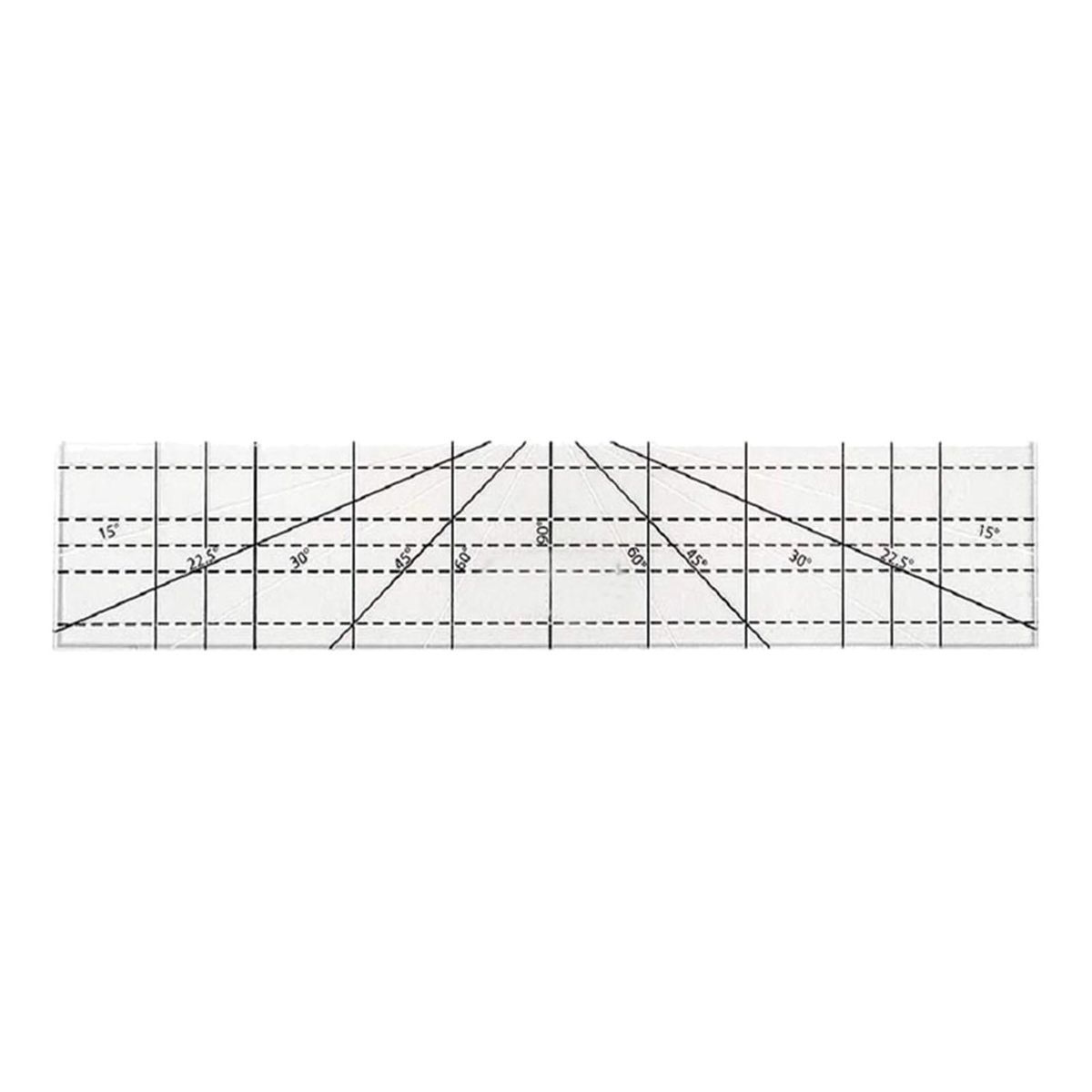 Multi-Sizes Quilting Ruler 25.5x5cm Patchwork Acrylic For Quilting